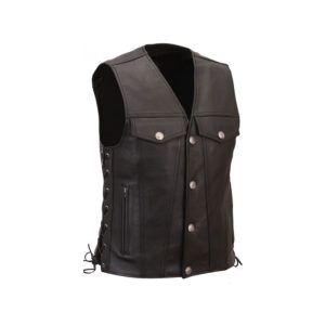 Motorbike Leather Vests